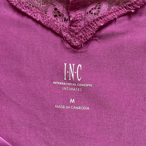 INC size medium, pink/mauve colored long nightgown in excellent condition. - Picture 10 of 10